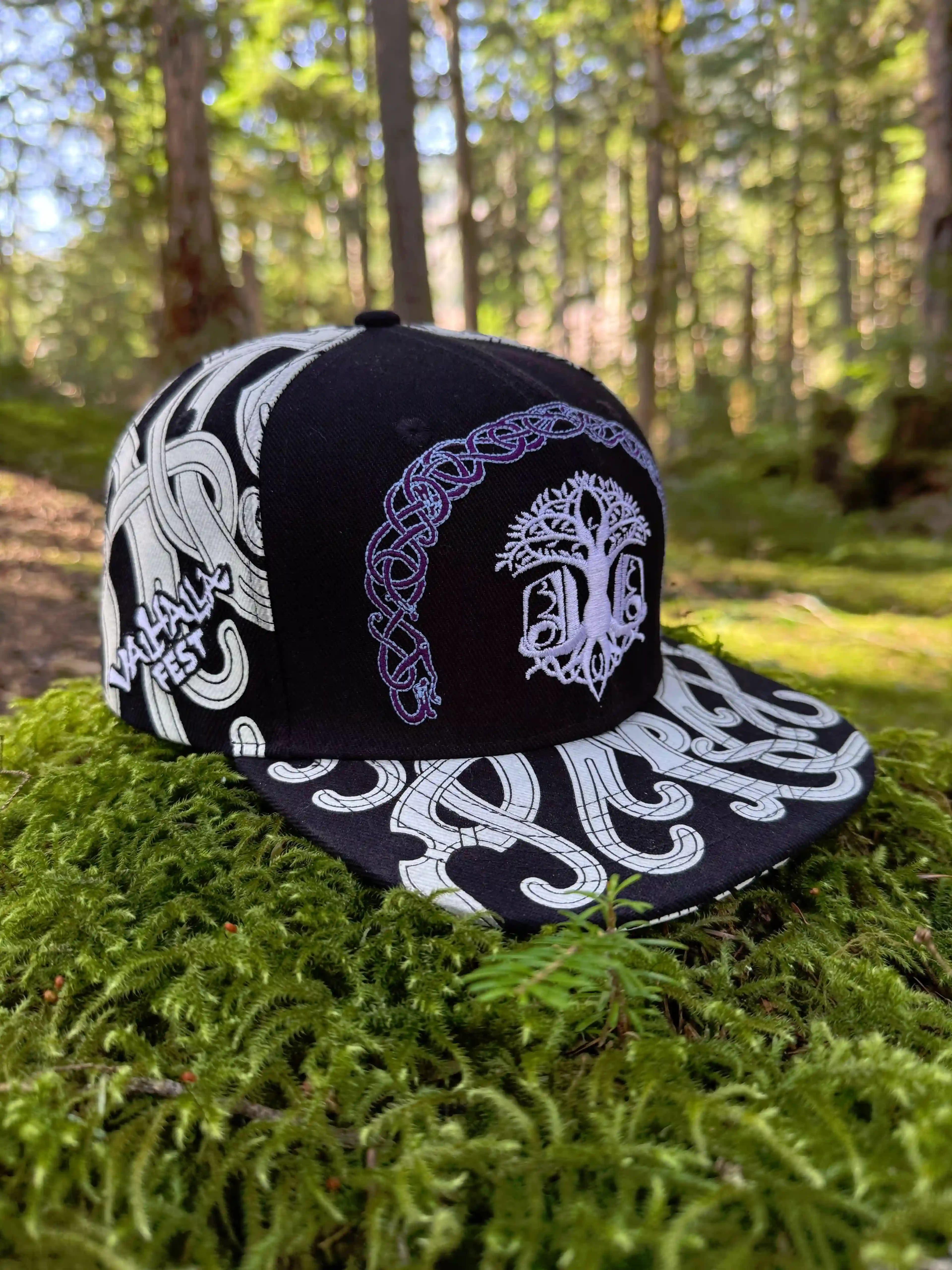 Glow-in-the-Dark Grassroots Hat merch from ValhallaFest 2025.